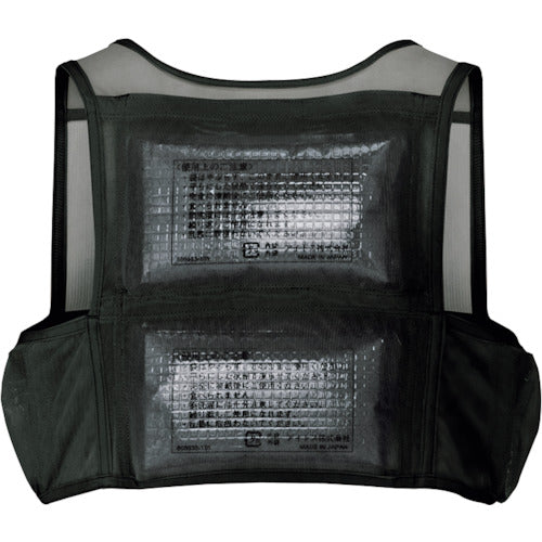 アイトス　アイスベスト（アイスパック４個付）　ブラック　Ｓ　AZ865948-010-S　1 着