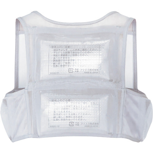 アイトス　アイスベスト（アイスパック４個付）シルバーグレー　Ｆ　AZ865948-003-F　1 着