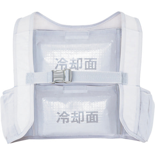 アイトス　アイスベスト（アイスパック４個付）シルバーグレー　Ｆ　AZ865948-003-F　1 着