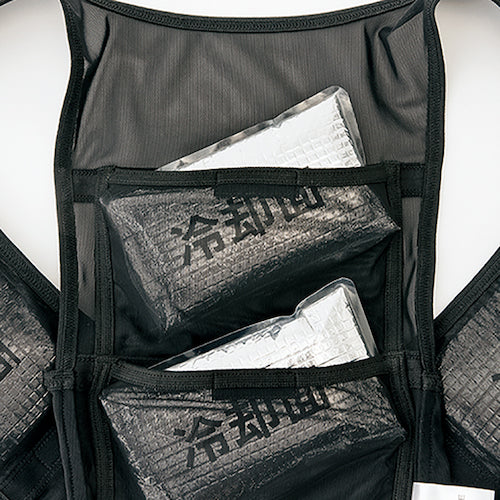 アイトス　アイスベスト（アイスパック４個付）シルバーグレー　Ｆ　AZ865948-003-F　1 着