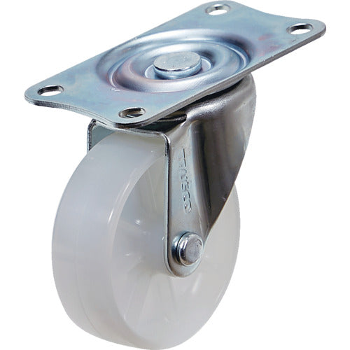 TRUSCO Container Cart Swivel Caster φ75 Nylon Wheel TYSG-75N-NP 1 pc