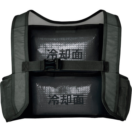 アイトス　アイスベスト（アイスパック４個付）ブラック　Ｆ　AZ865948-010-F　1 着