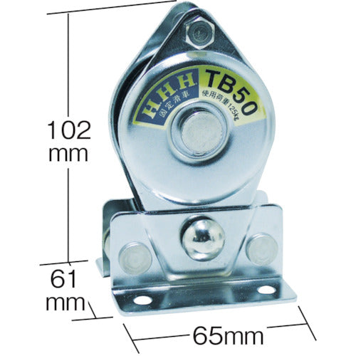 HHH Fixed pulley vertical type, single-wheel separation type TM50 1 piece