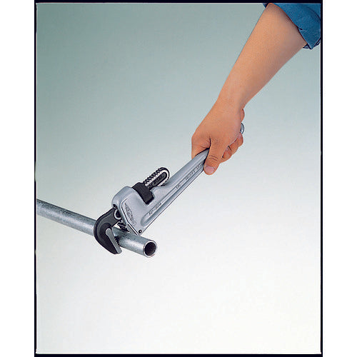 Super Aluminum Straight Pipe Wrench Total Length: 290 AP350E 1 pc