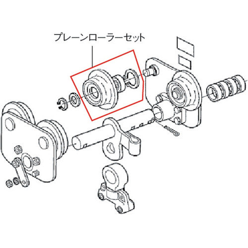 象印　Ｐ−０．５ｔ用プレンローラーセット　（ＹＰ−００５０２９）　YP-005029　1 Ｓ