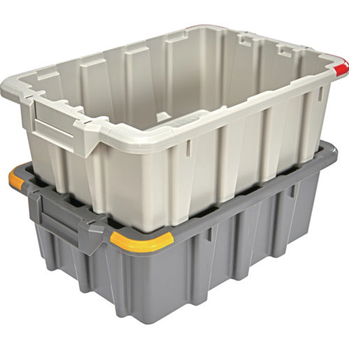 TRUSCO Nesting/Stacking Container 10L Gray HNESTA10GY 1 pc