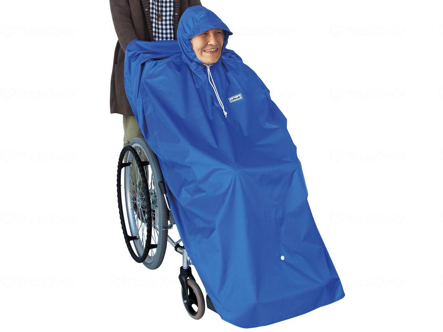 サギサカレインポンチョ ﾌﾞﾙｰ ﾌﾘｰ