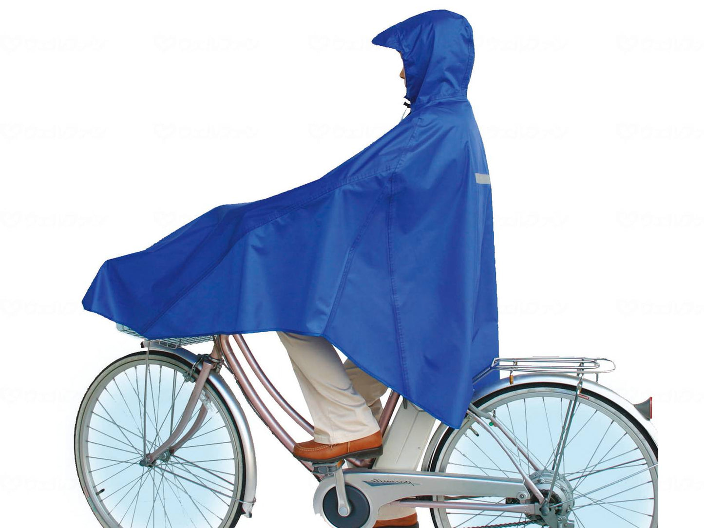 サギサカレインポンチョ ﾍﾞｰｼﾞｭ ﾌﾘｰ