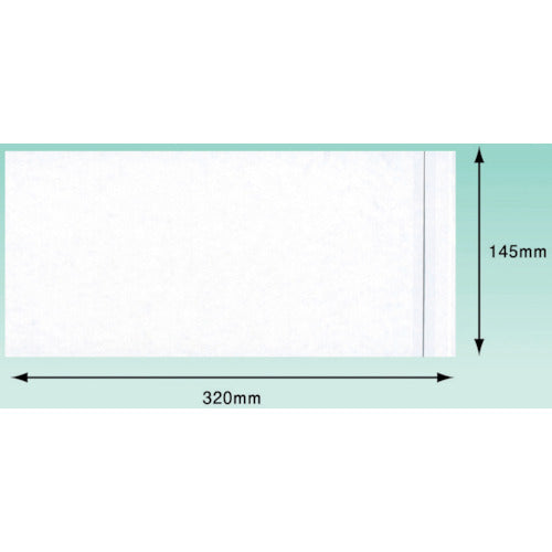 パピルス　デリバリーパック　（チェーンストア統一伝票サイズ用）　１４５×３２０　１００枚入　全面糊　PA-007T　1 PK