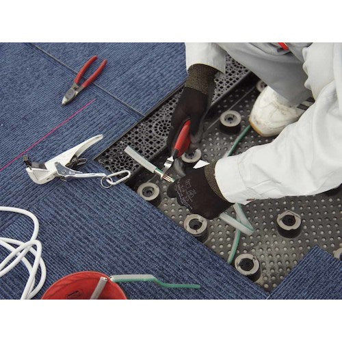 SHOWA Urethane Backless Gloves B0500 Palm Fit Gloves Black L Size B0500-LBK 1 Pair