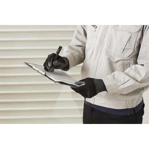 SHOWA Urethane Backless Gloves B0500 Palm Fit Gloves Black Medium B0500-MBK 1 Pair