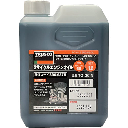 ＴＲＵＳＣＯ　２サイクルエンジンオイル１Ｌ　TO-2C-N　1 本