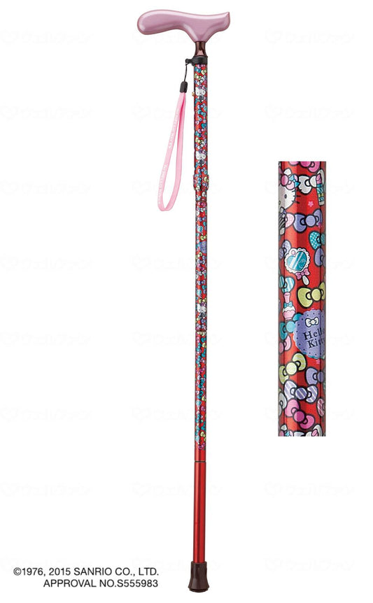 ケイ・ホスピア愛杖ﾊﾛｰｷﾃｨ　折りたたみｽﾃｯｷ HK-22