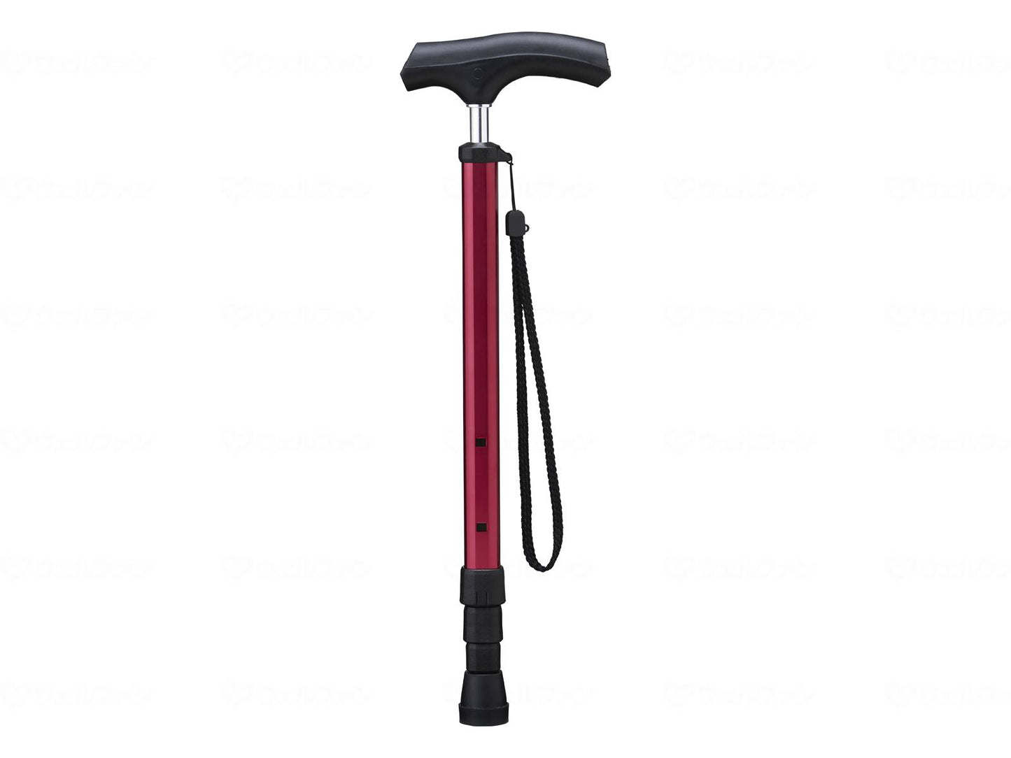 K.Hospia Pocket Walking Stick, Dark Red