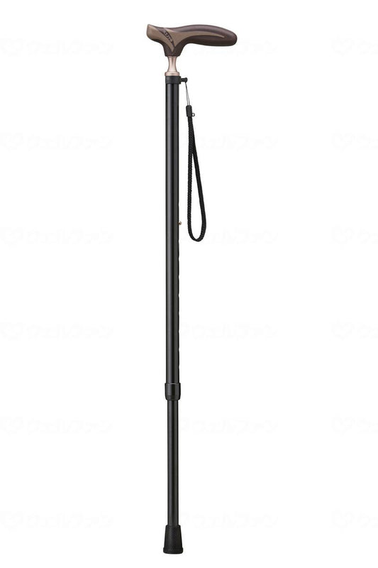 K-Hospia Antibacterial Telescopic Cane, Black