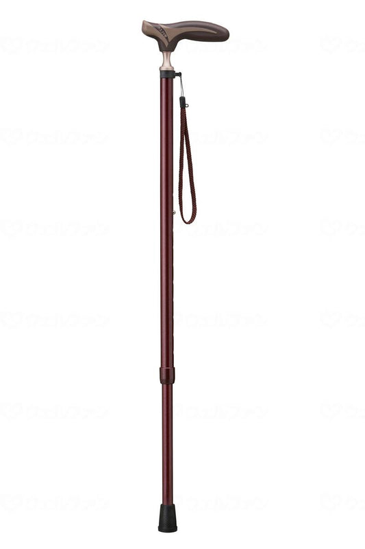 K-Hospia Antibacterial Telescopic Cane, Red