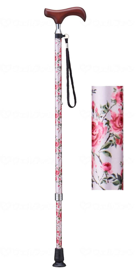 K Hospitalia Cane E Series Extendable Type Pink Hana