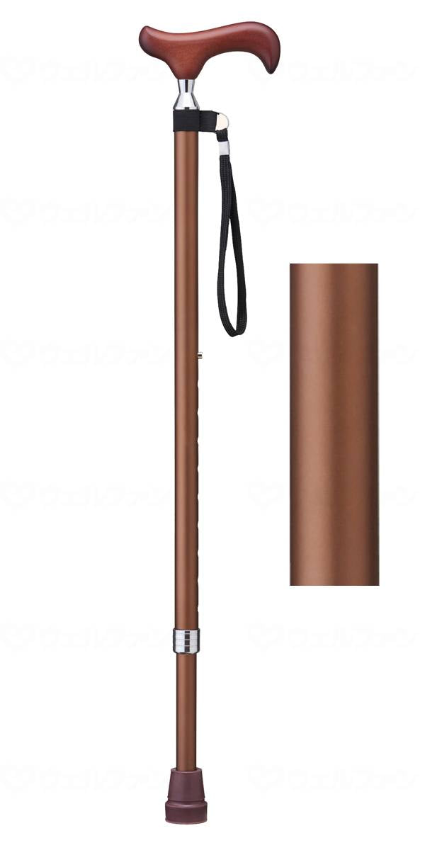 ケイ・ホスピア愛杖Eｼﾘｰｽﾞ　伸縮太杖 ﾌﾞﾗｳﾝ