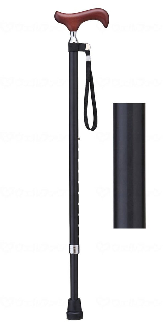 ケイ・ホスピア愛杖Eｼﾘｰｽﾞ　伸縮太杖 ﾌﾞﾗｯｸ