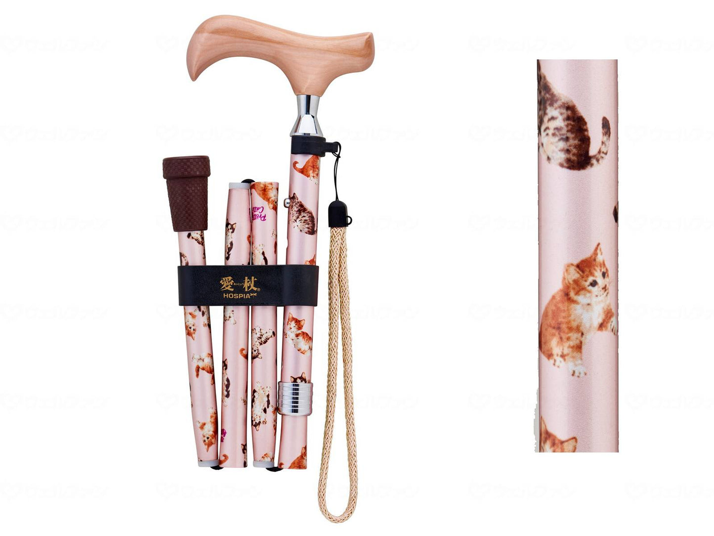 K Hospitalia Love Cane Pretty Cats Series Light Rose