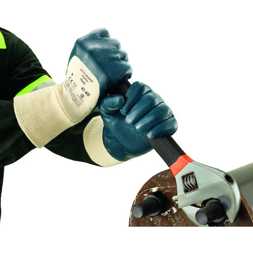 アンセル　作業用背抜き手袋　アクティブアーマー　ハイライト　４７−４００　Ｍ　47-400-8　1 双