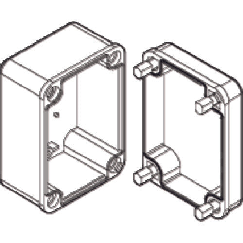 Nito PCS type plastic box width 80 depth 65 height 110 PCS7-0811 1 piece