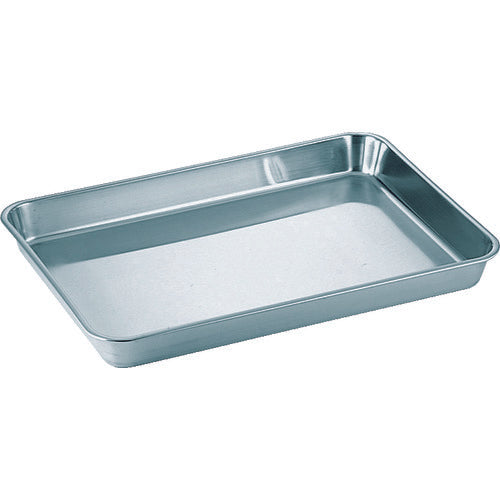 TRUSCO Stainless Steel Shallow Square Tray, 8 Pieces, T-NC-4, 1 Piece