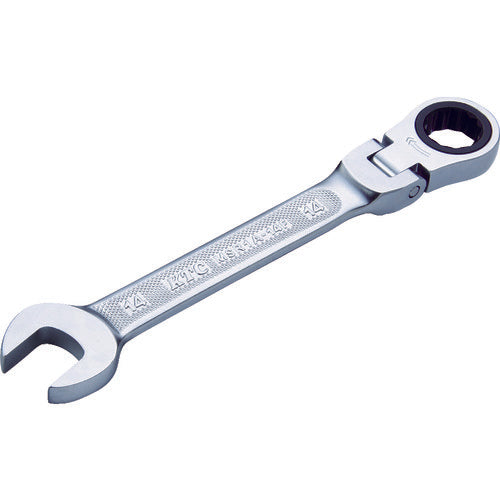 ＫＴＣ　ラチェットコンビネーションレンチ（首振りタイプ）　１４ｍｍ　MSR1A-14F　1 丁