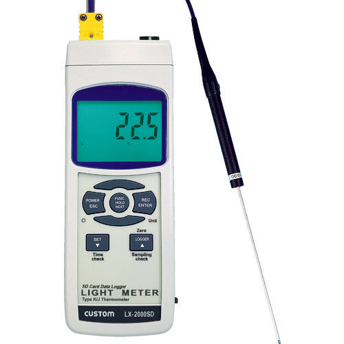 ＣＵＳＴＯＭ　デジタル照度計　測定範囲０〜９９９００ｌｘ　LX-2000SD　1 個