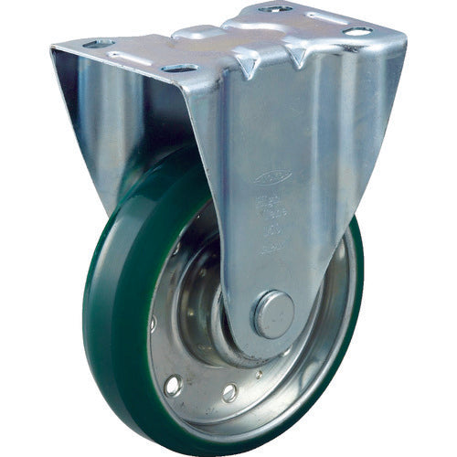 TRUSCO Caster High Tensile Pressed Urethane Wheel with Fixing Bracket φ100 HTTUK-100 1 pc
