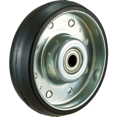 TRUSCO Caster High Tensile Pressed Rubber Wheels Only φ130 HTW-130 1 pc