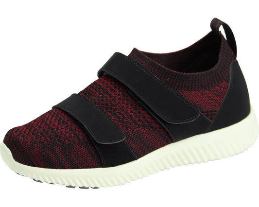 SaiSai Stretch Knit Sneakers WG120 Unisex / LL Deep Red 1