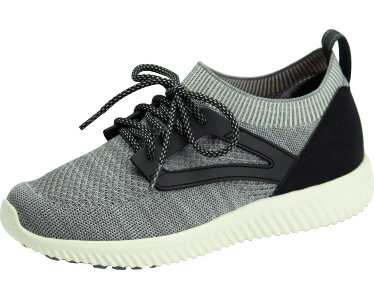 SaiSai Stretch Knit Sneakers WG130 Unisex / 4L Gray 1