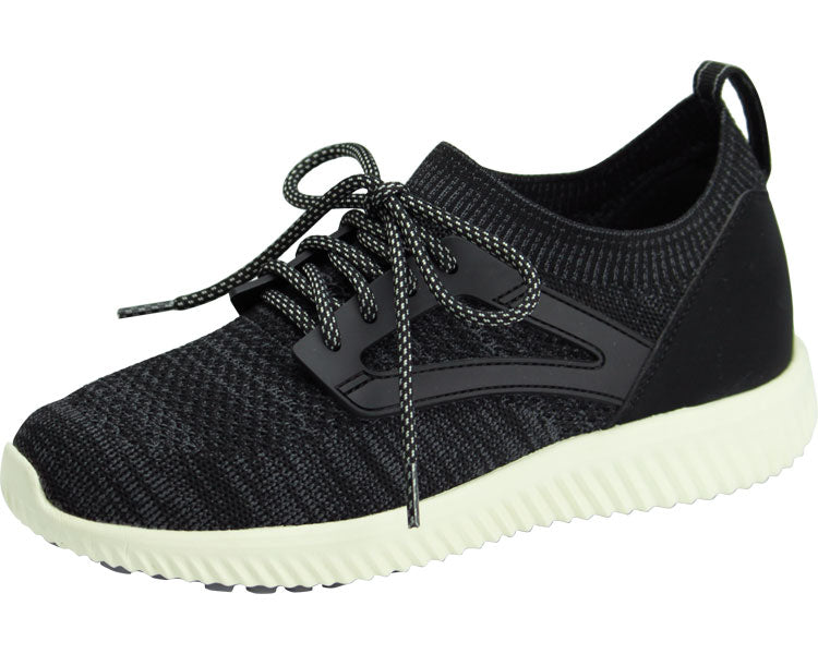 SaiSai Stretch Knit Sneakers WG130 Unisex / M Black 1