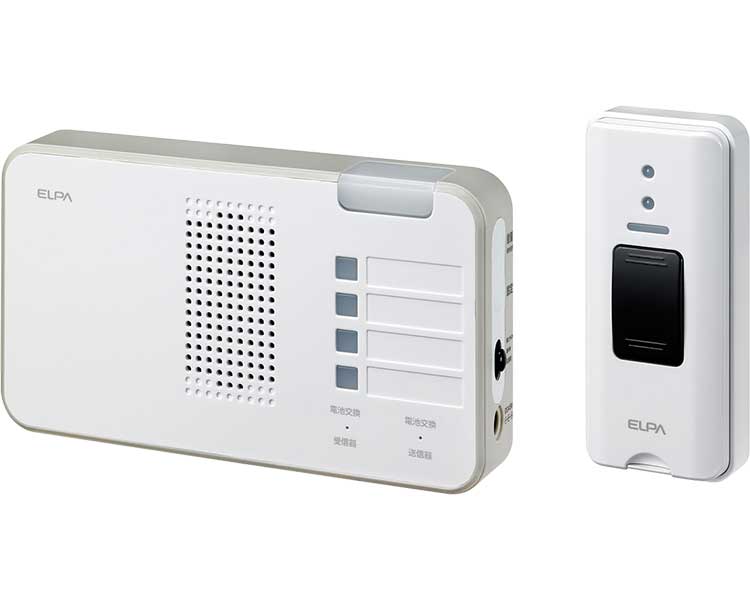 ワイヤレスチャイム　ランプ付受信器+押ボタン送信器セット / EWS-S5230　1