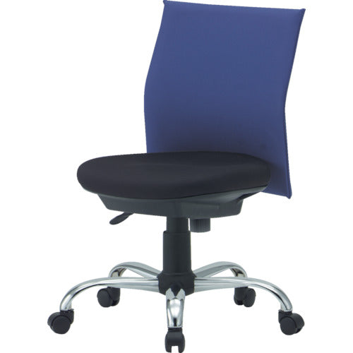 TRUSCO Low Back Office Chair, Armless, Orange, TOFC203B, 1 piece