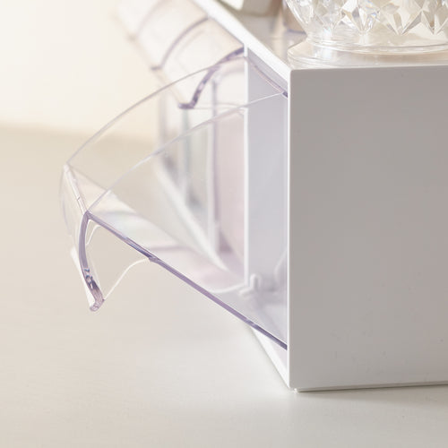 TRUSCO Clear Pocket Box 4 Drawers CPB-4 1 pc