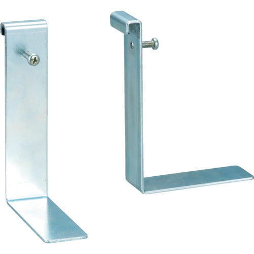 TRUSCO Clear Pocket Mounting Bracket for Bin Rack, 2 Pieces, CPB-4BK, 1 Bag