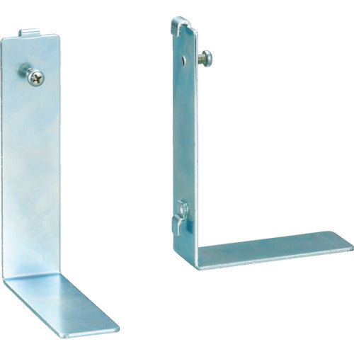 TRUSCO 클리어 포켓 설치 브래킷 펀칭용 2개입 CPB-4PK 1봉