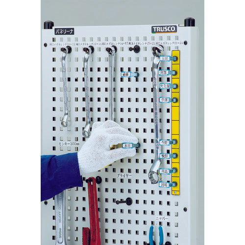 TRUSCO 라이트 펀칭 패널 파네리나 양면식 캐스터 부착 TUR-2C 1대