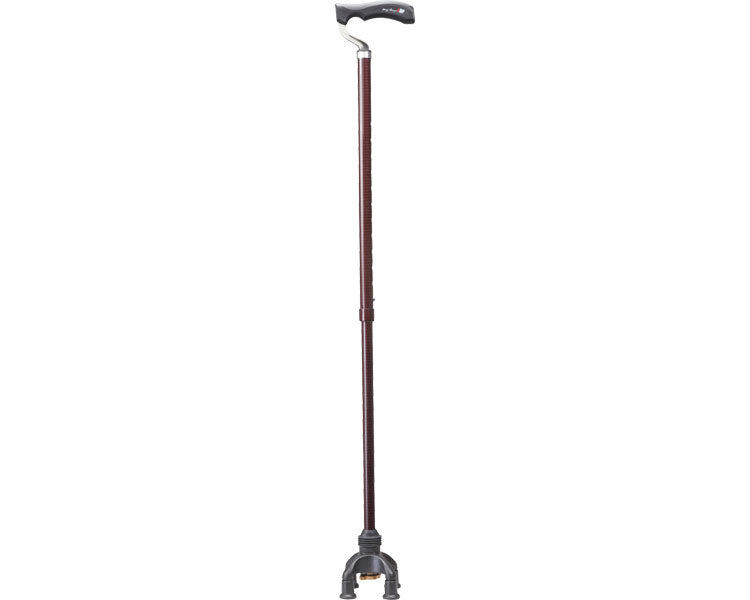 Four-point front and rear movable and fixed type 2-way walking stick / TW-0128 Azalea blue 1