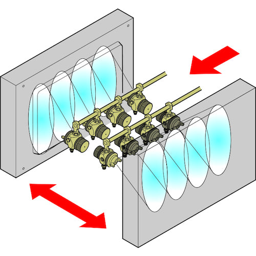 Anest Iwata Automatic liquid application spray gun (small, simple) Nozzle diameter Φ0.5 Mounting port (air/liquid): G1/8 TOF-5B-05 1 unit