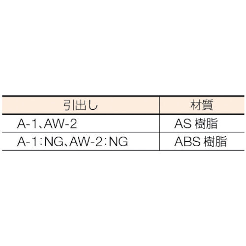 ＴＲＵＳＣＯ　引出しユニット　５５３Ｘ３０７ＸＨ４４４　Ａ１Ｘ２０　Ｗ　VA-45BN　1 台