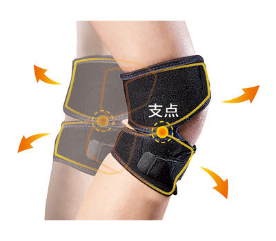 나카야마식 바디 프레임 무릎용 파워 피트 1장입 / M 1