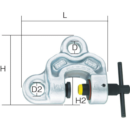 EAGLE Screw-type Omnidirectional Clamp SBB-500kg (1-25) SBB-500-1-25 1 unit