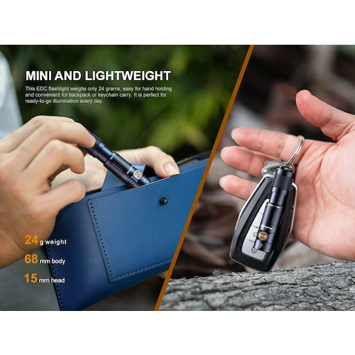 FENIX Rechargeable LED Light E05RBLACK E05RBLACK 1 piece