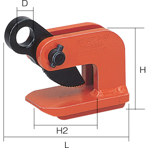 ＥＡＧＬＥ　水平つりクランプ　ＶＡＦ−５００ｋｇ（３−３５）　VAF-500-3-35　1 台