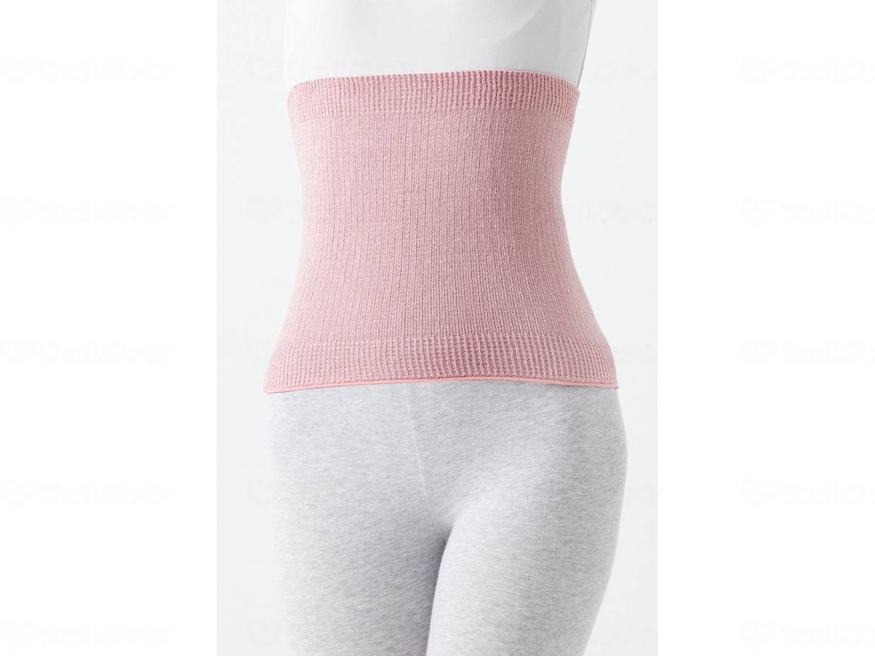 Belly warmer made of Servan Silk cotton, pink