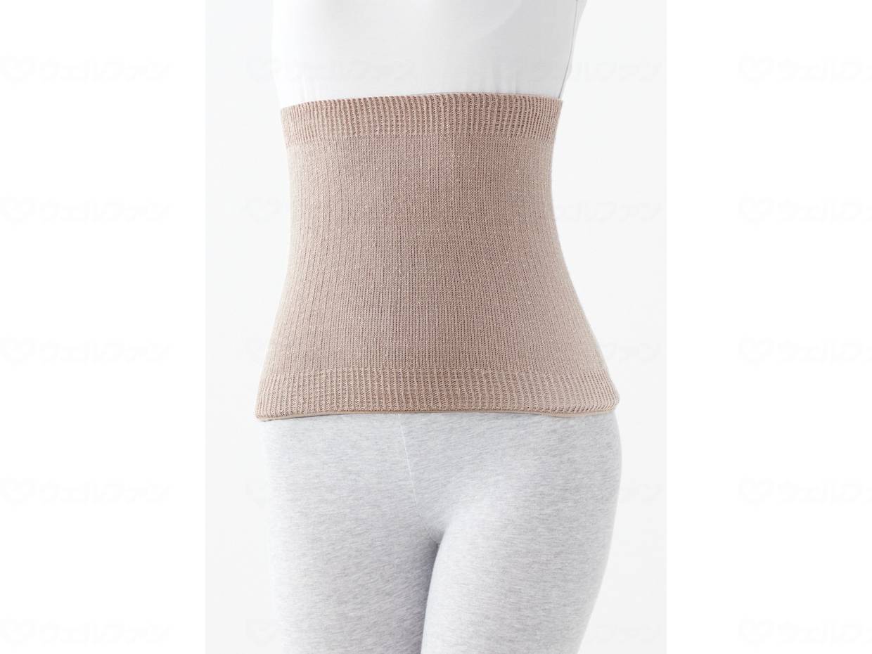 Belly warmer made with Servan Silk cotton, beige