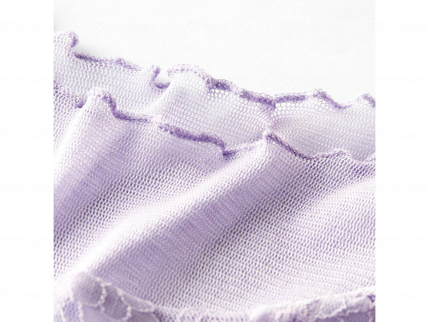 Servan Silk Lace Neck Cover Lavender